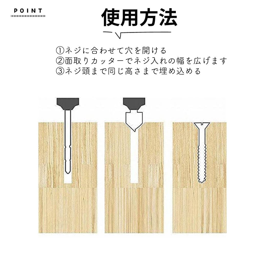 Amazon | e-smile 皿取りビット ドリルビット 六角軸 HSS鋼 6